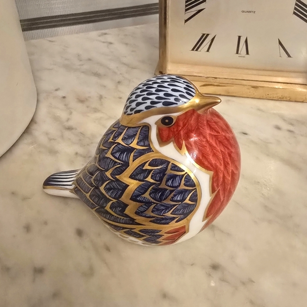 Royal Crown Derby Robin Paperweight